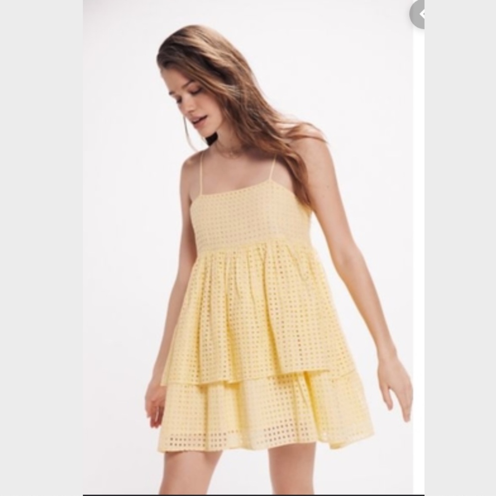 Urban Outfitter Yellow Dress